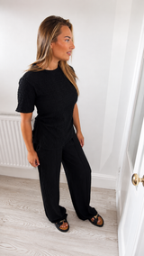 NEW IN ✨ TEXTURED CO-ORD RUCHED SET